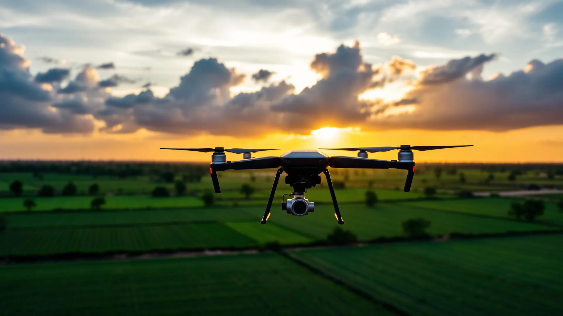 Dronix Pro aerial drone in flight